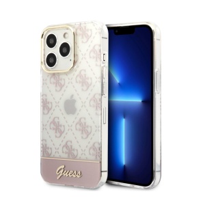 Torbica Guess Hc 4G Electro Script za iPhone 14 Pro 6.1 pink (GUHCP14LHG4MHP) - Img 1
