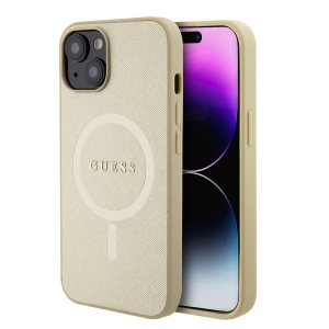 Torbica Guess Hc PU Saffiano Magsafe za iPhone 15 6.1 bez (GUHMP15SPSAHMCB) - Img 1