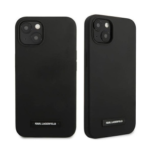 Torbica Karl Lagerfeld Hc Silicone Plaque za iPhone 13 6.1 crna (KLHCP13MSLMP1K) - Img 2