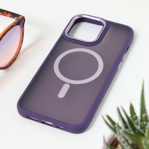 Torbica Magsafe colorful za iPhone 15 Pro Max 6.7 ljubicasta - Img 1