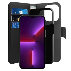 Torbica Puro novcanik 2u1 za iPhone 14 Pro Max 6.7 crna - Img 2