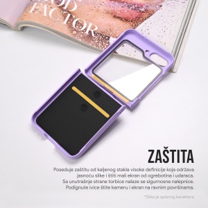 Torbica Slim PC Protective za Samsung F741B/F761B Galaxy Z Flip 6/7 SE 5G roze - Img 4
