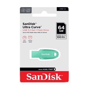USB-флеш-накопитель SanDisk Ultra Curve 3.2 64 ГБ зеленый