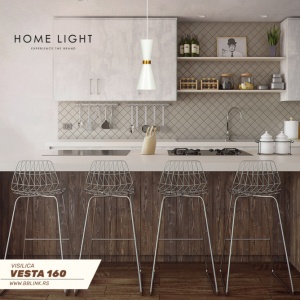 VESTA 160 VISILICA 1*E27 WHITE/GOLD - Img 7