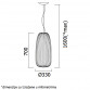 Vesta 304 Visilica LED 15W 4000K
