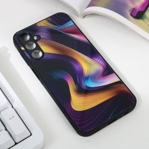 Абстрактный чехол для Samsung A156B Galaxy A15 5G темно-фиолетовый