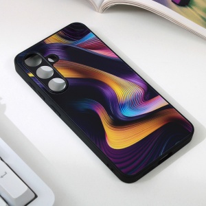 Абстрактный чехол для Samsung S921B Galaxy S24 темно-фиолетовый