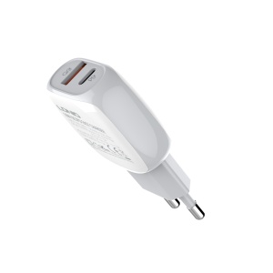 Бытовое зарядное устройство LDNIO A2313C, PD QC3.0, 18 Вт, с кабелем Type C-Type C, белое - Img 3