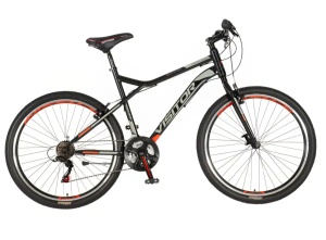 Велосипед Visitor Proclassic 17 дюймов Procla272MTVVB/24BR2W14/M17 beli ram/crveno-siva nalep - Img 2