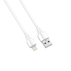 Кабель данных LDNIO LS542 2.1A USB с Lightning Бели 2м