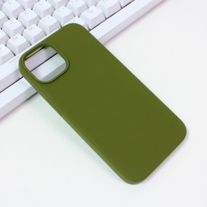Летний цветной чехол для iPhone 14 6.1 оливково-зеленый