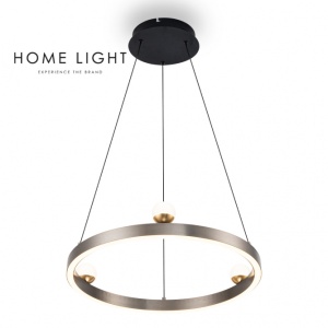 Люстра LUNA 232 40 Вт 3000К серо-золотой - Img 7