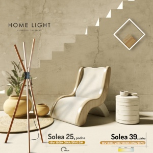 Напольный светильник SOLEA 25 48 Вт 3000 К, черный/дымчатый