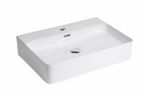 Раковина накладная MINOTTI 600x425x135 с отверстием под смеситель