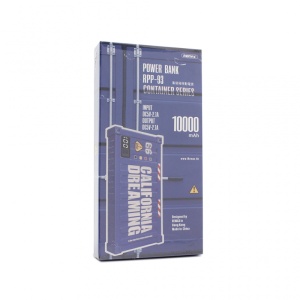 Резервный аккумулятор REMAX Container RPP-93 10000 мАч синий