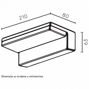 LED svetiljka JM-049 zidna 9W