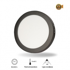 Светодиодная панель N/Z KNC5-24W 6500K черная - Img 3
