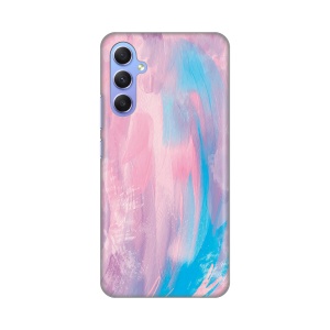 Силиконовый чехол с принтом акварелью для Samsung A346B Galaxy A34 5G