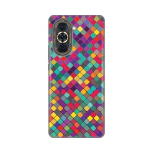 Силиконовый чехол с принтом для Huawei Nova 10 с цветными кубиками