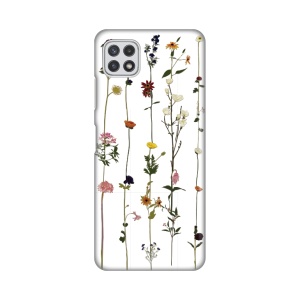 Силиконовый чехол с принтом для Samsung A226B Galaxy A22 5G Flower