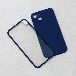 Тонкий чехол 360 Full Case для iPhone 13 6.1 синий