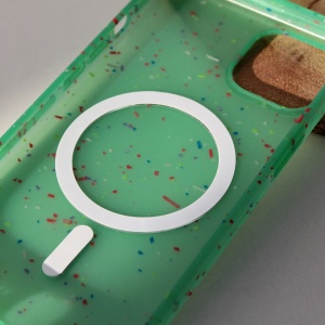 Цветной чехол Magsafe для iPhone 12/12 Pro 6.1 зеленый - Img 2