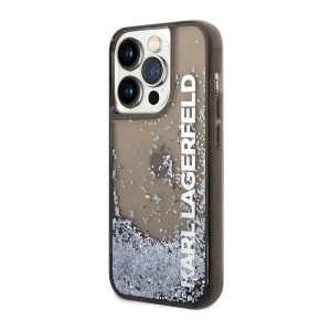 Чехол Karl Lagerfeld Hc Liquid Glitter Elong для iPhone 13 Pro Max 6.7, черный (KLHCP13XLCKVK) - Img 2