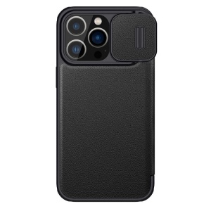 Чехол Nillkin Qin Pro (обычная кожа) для iPhone 14 Pro Max 6.7 черный