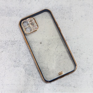 Чехол Zircon Camera для iPhone 12 6.1 синий