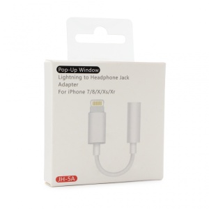 Adapter iPhone lightning na 3.5mm HQ za slusalice beli - Img 2