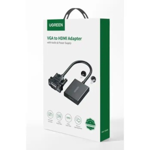Adapter koverter HDMI-VGA M/Ž Ugreen MM103 0.25m - Img 4