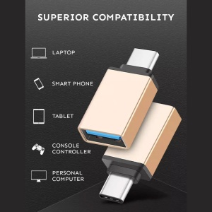 Adapter USB na Type C crni - Img 3