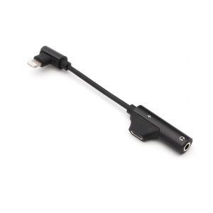Adapter za slusalice i punjenje IP-16 iPhone lightning crni - Img 1