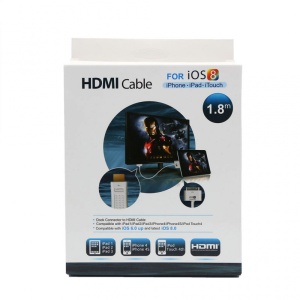 Apple dock connector to HDMI cable - Img 2