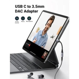 Audio adapter Ugreen AV161 USB type-C na 3.5 mm M/F 10cm - Img 2