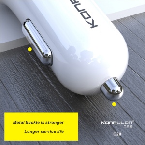 Auto punjac KONFULON C20 5V 3.1A Dual USB - Img 3