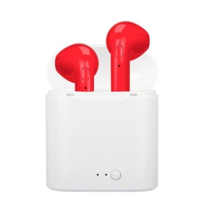 Bluetooth slusalice Airpods i7s TWS crvene HQ - Img 1