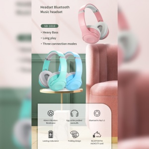 Bluetooth slusalice Sodo SD-1010 crne - Img 2