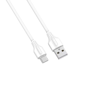 Data kabl LDNIO LS542 2.1A USB na Type C beli 2m