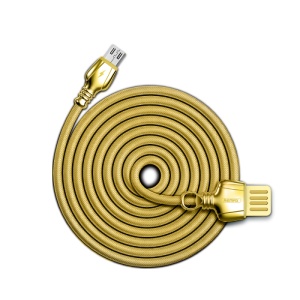 Data kabl REMAX King RC-063m micro USB zlatni 1m - Img 1