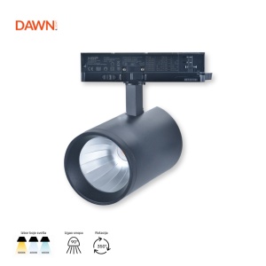 DAWN LED REF SINSKI GD19C40B 40W CCT CRNI TROFAZNI
