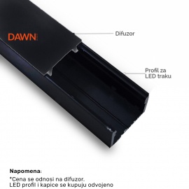 DIFUZOR ALP004-R CRNI - Img 3