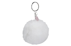 ENSO FLUFFY CHARMS dečiji privezak - bela - Img 2