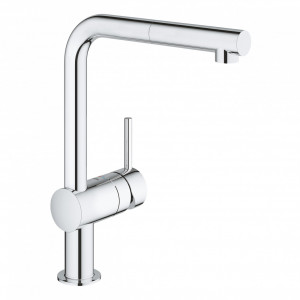 GROHE MINTA 2-трубный смеситель для мойки с выдвижным душем