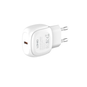 Kucni punjac LDNIO A1206C, PD 3.0, 27W, PPS, sa Type C na Type C kablom beli - Img 4