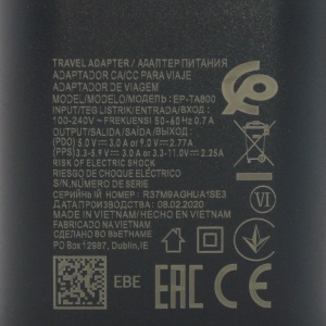 Kucni punjac PD Fast charger 25W 3A za Samsung crni HQ (bez kabla) - Img 3