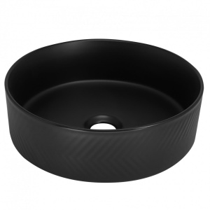 Lavabo nadgradni MINOTTI 360x360x120 mat crni - Img 2
