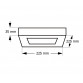 LED panel NZ-KNS5 18W 4000K