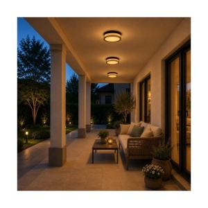 LED PLAFONJERA BLM230CW 18W CCT CRNA IP65 - Img 4