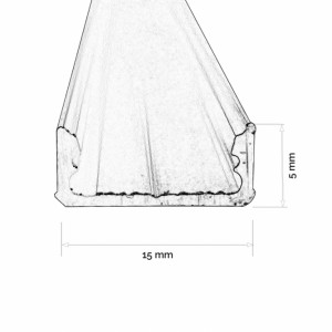 LED PROFIL LL-ALP002-R KOMPLET CRNI - Img 3